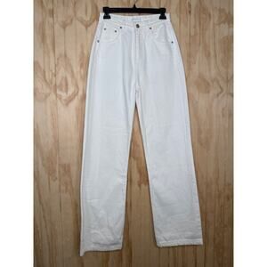 Grey Lab Los Angeles Off-White Wide Leg Jeans - Size 27